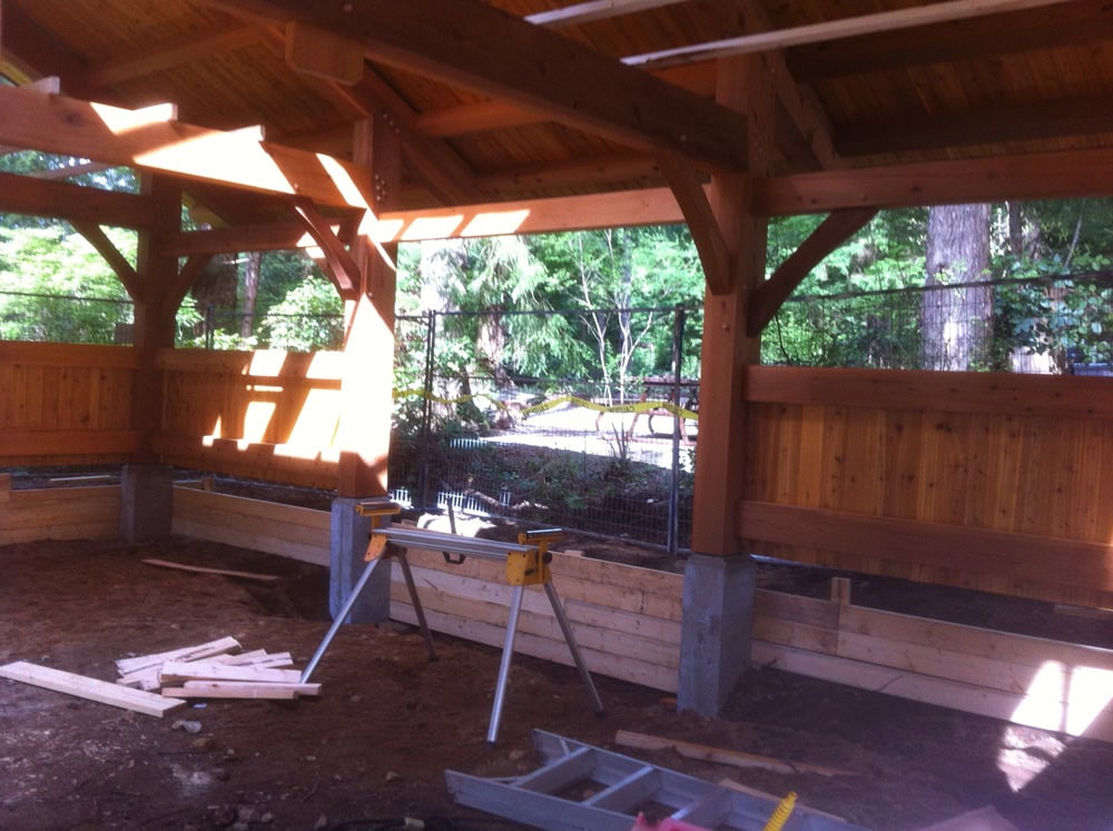 Cortes Island Timber Structure