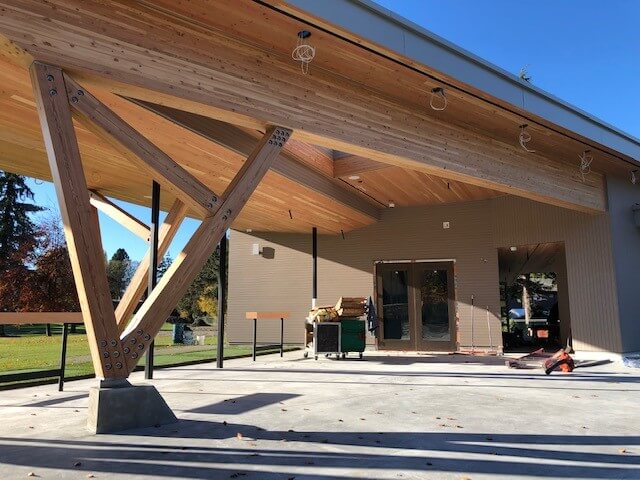 Point Grey Golf Course Exterior view of one of our Whistler projects, The Blackcomb