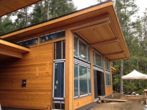 Gambier Island Project- Tamlin Homes- Western Red Cedar Siding