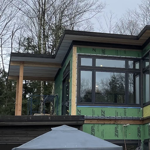 Zip Panels on exterior of house